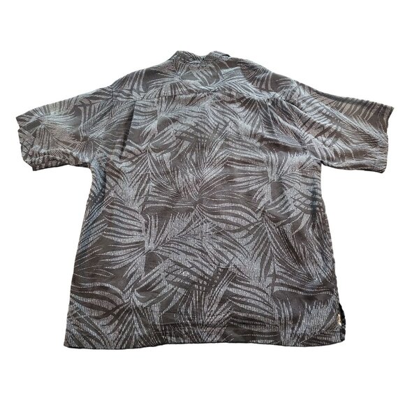 Tommy Tommy Bahama Silk Button Up Shirt Men Sz L Island Print Summer Pocket - Picture 7 of 7